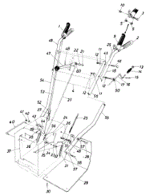 Handle Assembly parts for White Outdoor Snow Blower 317-440-190 / 1987 from AppliancePartsPros.com
