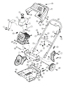 Frame And Handle parts for White Outdoor Snow Blower 317-262-190 / 1997 from AppliancePartsPros.com
