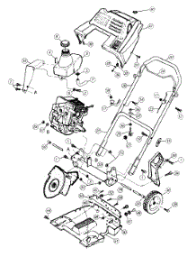 Frame And Handle parts for White Outdoor Snow Blower 31AE262-190 / 1999 from AppliancePartsPros.com