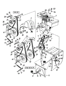 Snow Throwers Illustration (Part 4) parts for White Outdoor Snow Blower 315-616E190 / 1995 from AppliancePartsPros.com