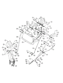 Handle Grip And Chute Crank parts for White Outdoor Snow Blower 316-616E190 / 1996 from AppliancePartsPros.com