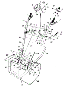 Frame Assembly parts for White Outdoor Snow Blower 316-550-190 / 1986 from AppliancePartsPros.com