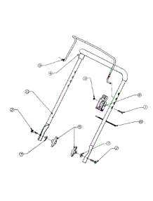 Handle And Control Lever parts for White Outdoor Snow Blower 315E162-190 / 1995 from AppliancePartsPros.com