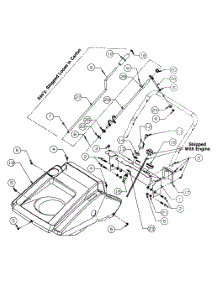 Cover And Dash parts for White Outdoor Snow Blower 316E162-190 / 1996 from AppliancePartsPros.com