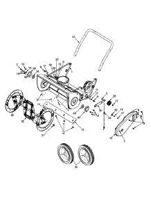 General Assembly parts for White Outdoor Snow Blower 31AE162-190 / 2000 from AppliancePartsPros.com