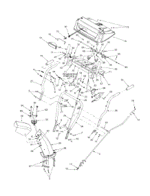 Handle & Controls Assembly parts for White Outdoor Snow Blower 31AD6J3D190 / 2001 from AppliancePartsPros.com