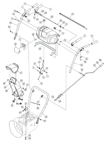 Handle Assembly parts for White Outdoor Snow Thrower 31AH6BHE790 / 2006 from AppliancePartsPros.com