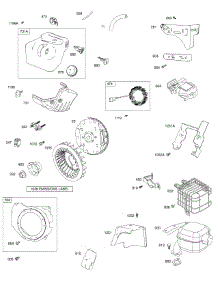 Engine Assembly 3 parts for White Outdoor Snow Thrower 31AH6WFG790 / 2008 from AppliancePartsPros.com