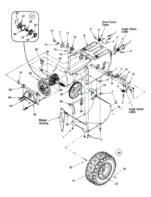 Drive And Frame Assembly parts for White Outdoor Snow Blower 31AH633E190 / 2000 from AppliancePartsPros.com