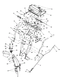 Handle Assembly And Chute parts for White Outdoor Snow Blower 31AH633E190 / 2000 from AppliancePartsPros.com