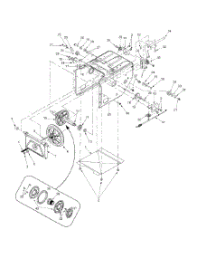 Frame & Drive Assembly parts for White Outdoor Snow Blower 31AD7K3E190 / 2001 from AppliancePartsPros.com