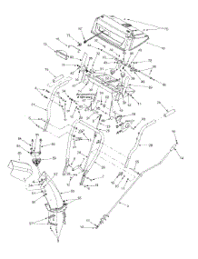 Handle Assembly & Chute parts for White Outdoor Snow Blower 31AD7K3E190 / 2001 from AppliancePartsPros.com