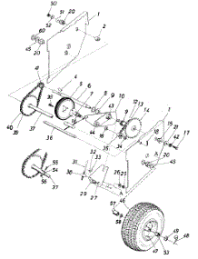 Wheel Drive Assembly parts for White Outdoor Snow Blower 311-586-190 / 1991 from AppliancePartsPros.com