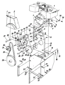 Drive Assembly parts for White Outdoor Snow Blower 316-800-190 / 1986 from AppliancePartsPros.com