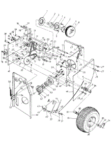 Wheel Drive Assembly parts for White Outdoor Snow Blower 317-840-190 / 1987 from AppliancePartsPros.com