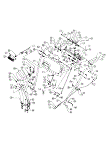 Handle Grip & Chute Crank parts for White Outdoor Snow Blower 316E646-190 / 1996 from AppliancePartsPros.com