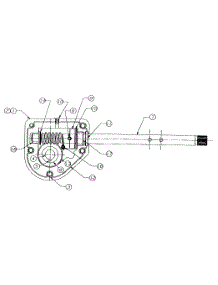 Worm Gear And Shaft parts for White Outdoor Snow Blower 316E646-190 / 1996 from AppliancePartsPros.com
