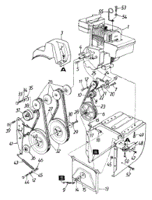 Snow Throwers (Part 5) Snow Boss 850St parts for White Outdoor Snow Blower 314-648F190 / 1994 from AppliancePartsPros.com