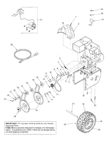 Engine & Belts parts for White Outdoor Snow Blower 31AD5L3F190 / 2001 from AppliancePartsPros.com