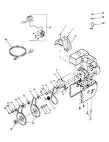 Engine And V-Belts parts for White Outdoor Snow Blower 31AH5F3F190 / 2000 from AppliancePartsPros.com