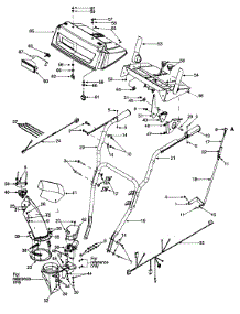 Handle & Chute Assembly parts for White Outdoor Snow Blower 31AH4G3F190 / 2000 from AppliancePartsPros.com