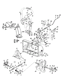 Snow Throwers Illustration (Part 3) parts for White Outdoor Snow Blower 315E756G190 / 1995 from AppliancePartsPros.com