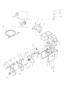 Drive Belts & Starter parts for White Outdoor Snow Blower 31AD7N3F190 / 2001 from AppliancePartsPros.com