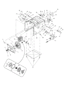 Frame Assembly parts for White Outdoor Snow Blower 31AD7N3F190 / 2001 from AppliancePartsPros.com