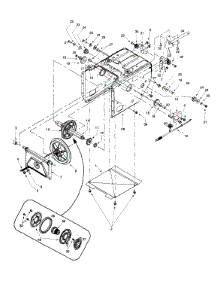 Frame Assembly parts for White Outdoor Snow Blower 31AE7E3F190 / 1999 from AppliancePartsPros.com