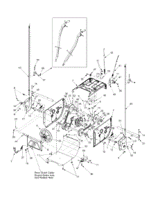 Frame Assembly parts for White Outdoor Snow Thrower 31AH5B3H190 / 2002 from AppliancePartsPros.com
