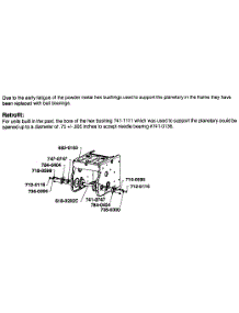 Planetary Ball Bearings parts for White Outdoor Snow Thrower 31AE993I190 / 2002 from AppliancePartsPros.com