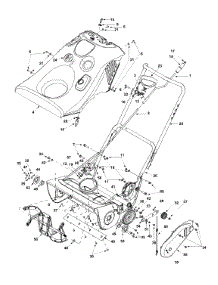 General Assembly parts for White Outdoor Snow Thrower 31AE295-190 / 2002 from AppliancePartsPros.com