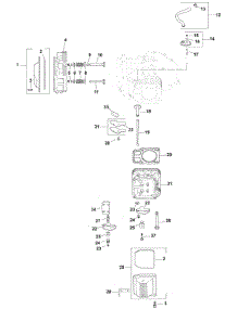 Engine Head Valve Breather parts for White Outdoor Lawn Tractor 13AP62TK090 / 2008 from AppliancePartsPros.com
