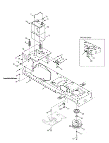 Frame, Pto Clutch & Battery parts for White Outdoor Lawn Tractor 13AP62TK090 / 2008 from AppliancePartsPros.com