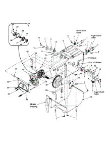 Frame Assembly parts for White Outdoor Snow Blower 31AE6C0F382 / 1999 from AppliancePartsPros.com
