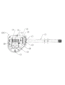 Spiral Axle And Housing parts for White Outdoor Snow Blower 31AE753F190 / 1998 from AppliancePartsPros.com