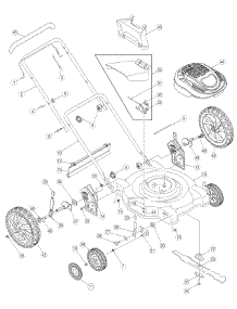 General Assembly parts for White Outdoor Push Mower 11A-505A790 / 2006 from AppliancePartsPros.com