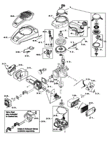 Engine Assembly parts for White Outdoor Self-Propelled Mower 12A-52K1090 / 2008 from AppliancePartsPros.com