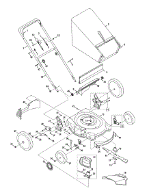 General Assembly parts for White Outdoor Push Mower 11A-54K1090 / 2008 from AppliancePartsPros.com