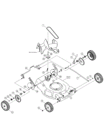 Drive And Wheels parts for White Outdoor Self-Propelled Mower 12AV83MC790 / 2006 from AppliancePartsPros.com