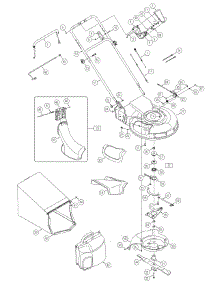 Handle And Blade parts for White Outdoor Self-Propelled Mower 12A-995C790 / 2006 from AppliancePartsPros.com