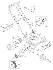 General Assembly parts for White Outdoor Push Mower 11A-104B090 / 2007 from AppliancePartsPros.com