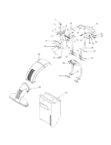 Handle, Nozzle & Bag parts for White Outdoor Chipper Shredder 24A-315C190 / 2002 from AppliancePartsPros.com