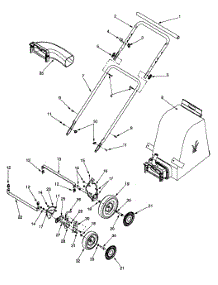 Wheels,Bag & Handle parts for White Outdoor Chore Performer 24A-030E190 / 2000 from AppliancePartsPros.com