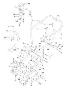 Handle & Frame parts for White Outdoor Chore Performer 247-203B190 / 1997 from AppliancePartsPros.com
