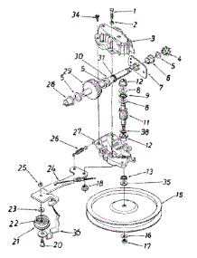 Idler Brkt.& Pulley parts for White Outdoor Chore Performer 247-203B190 / 1997 from AppliancePartsPros.com
