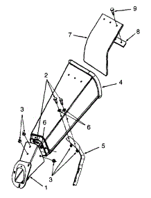 Chute Assembly parts for White Outdoor Chore Performer 24A-315C190 / 1999 from AppliancePartsPros.com