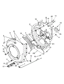 Flair Housing Assembly parts for White Outdoor Chore Performer 24A-315C190 / 1999 from AppliancePartsPros.com