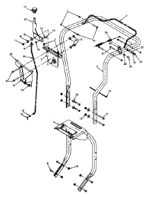 Handle & Control Assembly parts for White Outdoor Chore Performer 24A-315C190 / 1999 from AppliancePartsPros.com