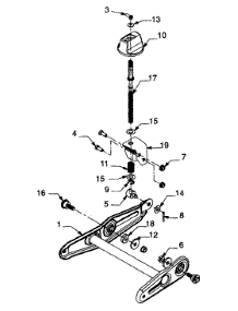 Wheel Pivot & Bracket parts for White Outdoor Chore Performer 24A-315C190 / 1999 from AppliancePartsPros.com
